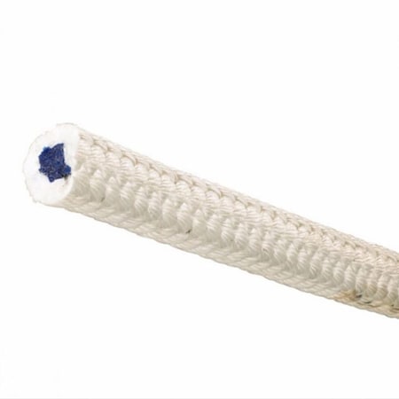 Teufelberger White Safety Blue Climbing Rope 1/2 in. x 600 ft. SAFB-600-NS